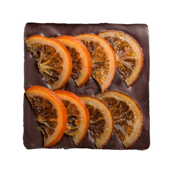 Tablette Orange et Noir - Lac Chocolatier