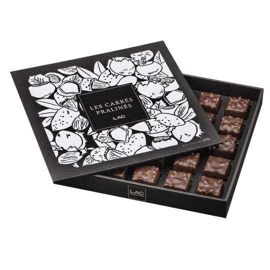 Carrés Pralinés 200g - Lac Chocolatier