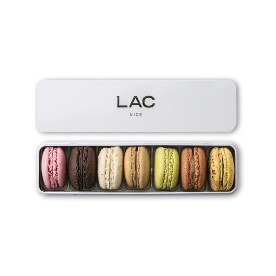 Coffret macarons 7 pièces