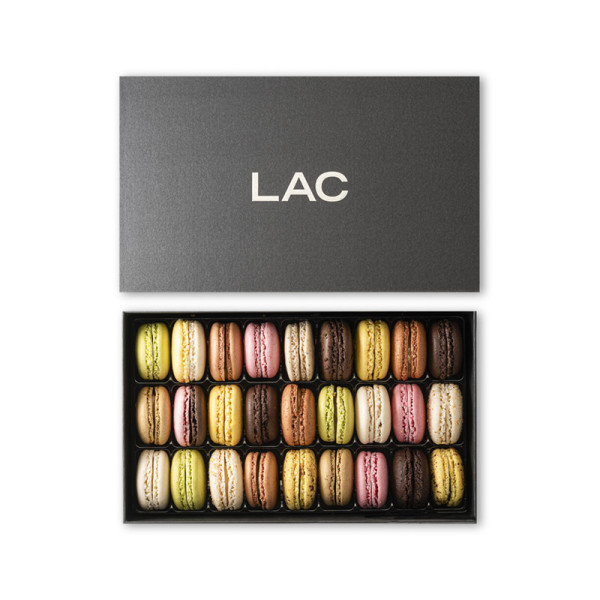 Box of 27 Macarons - Lac Chocolatier