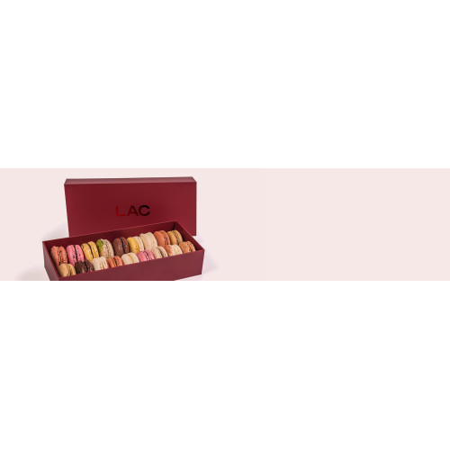 Coffret personnalisé de macarons